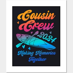 Cousin Crew 2024 Summer Vacation Beach Family Posters and Art